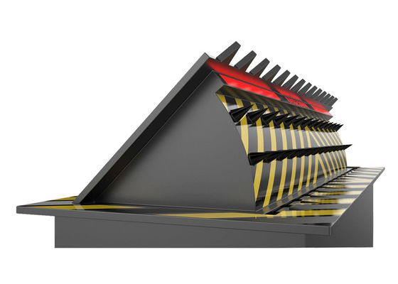 Bloqueur de route hydraulique en acier A3 de 16 mm d'épaisseur avec lampe LED pour la sécurité antiterroriste