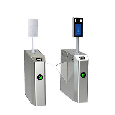 Barrière à rabat rétractable avec moteur 24V DC en acier inoxydable SS304 et fonctionnement du rabat en 1s