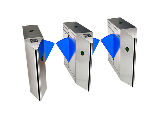 Portes électriques d'entrée de tourniquet de porte de barrière d'aileron de sécurité avec la certification de la CE
