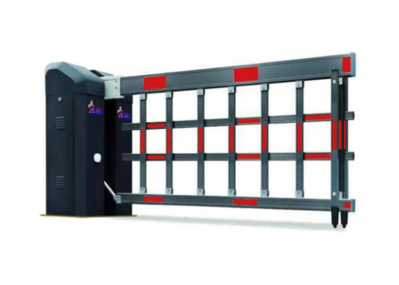 Barrière automatique en aluminium IP44 avec flèche de 6 m et 250W pour la sécurité du stationnement