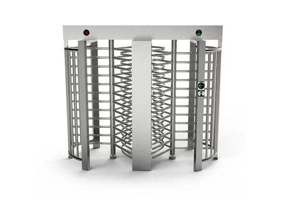 Tournevis en acier inoxydable SS304 à pleine hauteur avec temps de réponse de 0,2 s et double passage pour le contrôle d'accès des piétons