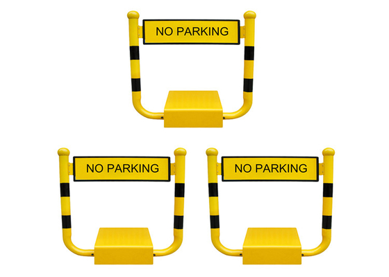 A3 3.0mm Steel Parking Space Lock 50m Remote Control