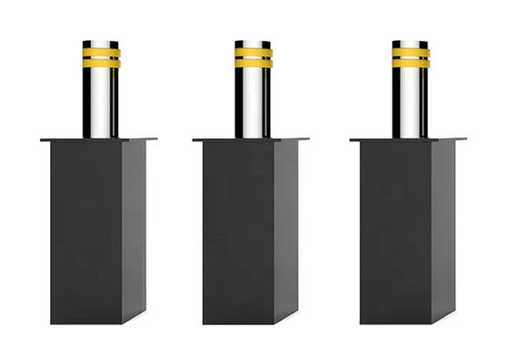 SS304 IP68 PLC contrôlé automatique hydraulique de la sécurité de l'ascension Bollard avec lumière LED