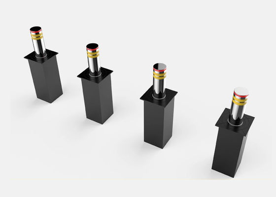 Bollards hydrauliques lumineux à LED avec acier inoxydable SUS304 et télécommande pour la sécurité du stationnement