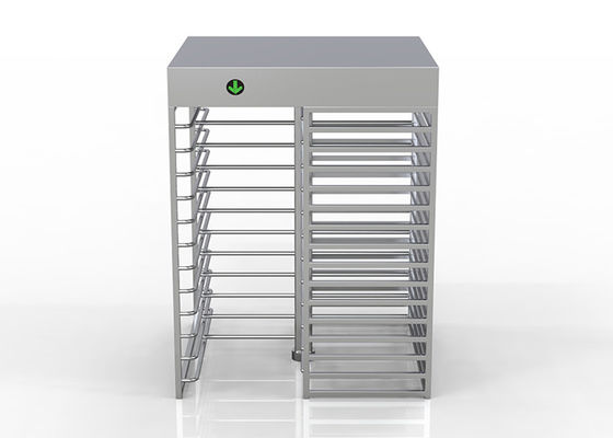 Tourniquet pleine hauteur avec reconnaissance faciale et mesure de la température, en acier inoxydable SUS304, pour un contrôle d'accès haute sécurité