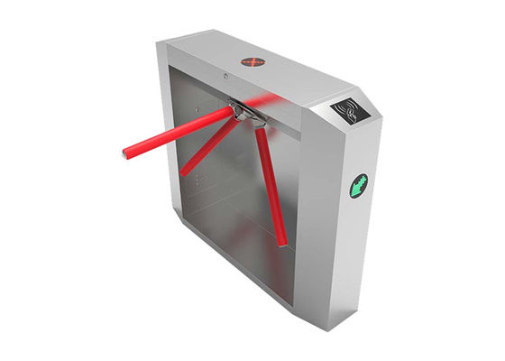 Tourniquet tripode à amortisseur hydraulique avec largeur de 550 mm et indice de protection IP45 pour un contrôle d'accès sécurisé