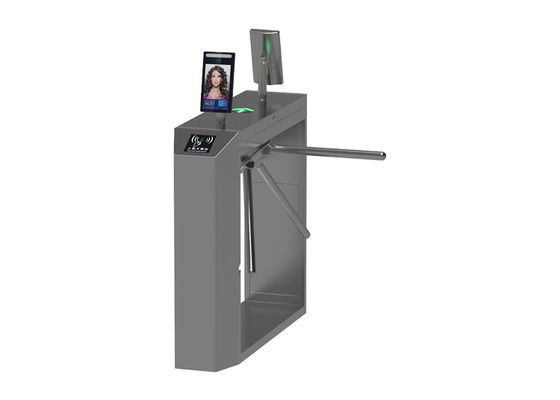 Portillon tripode bidirectionnel en acier inoxydable SS304 avec une largeur de 550 mm pour le contrôle des piétons