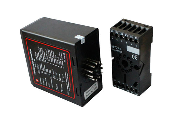Détecteur de boucle inductive pour véhicule PD132 230VAC avec temps de réaction de 100ms, consommation de 4.5VA, monocanal pour le contrôle du trafic