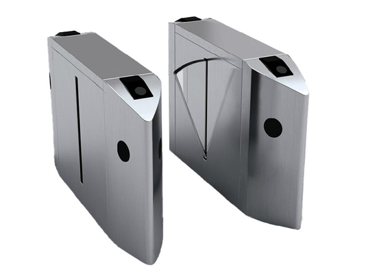 RFID/lecteur Flap Barrier Gate d'empreinte digitale/code barres pour le système d'entrée