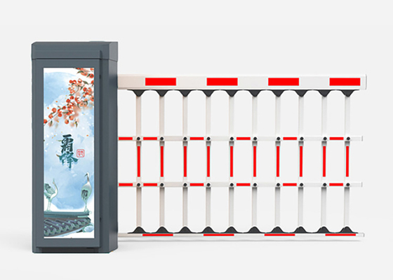 Moteur sans brosse intelligent d'Arm Barrier Gate 24VDC de barrière de publicité commerciale