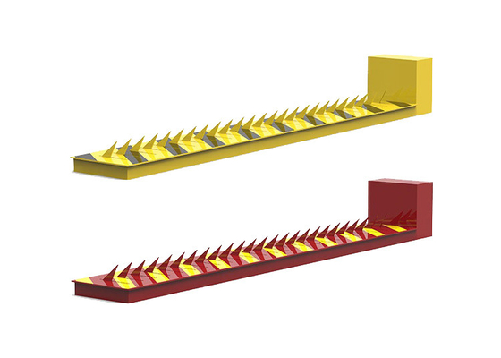 Galvanisation d'immersion chaude d'acier inoxydable de Spike Barrier 304 de pneu de véhicule de ralentisseur