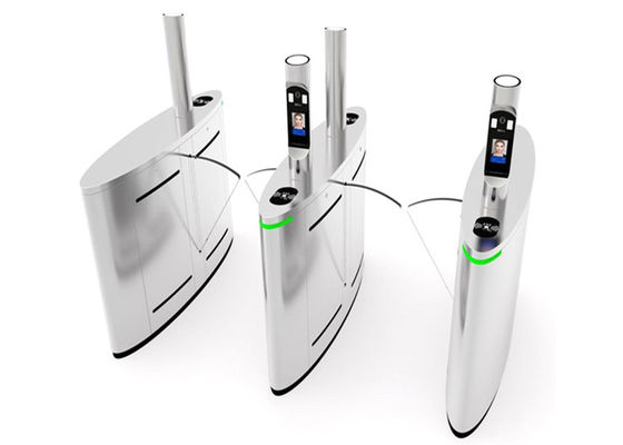 Barrière bi-directionnelle en acier inoxydable 304 à clapet avec tournevis de contrôle d'accès à la reconnaissance faciale